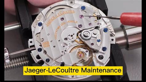 jaeger lecoultre watch maintenance